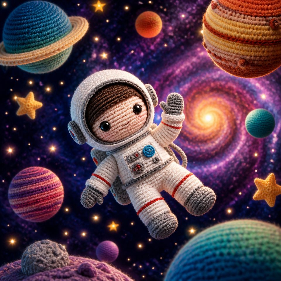ChatGPT Images 2.5 быстро — Космический исследователь на орбите